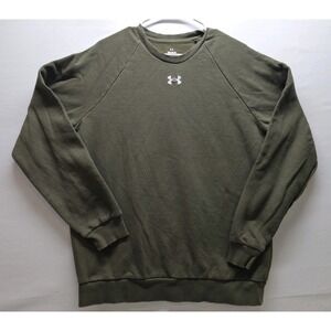 Under Armour Crewneck Sweatshirt Oversize Crew Women's Size M Army Green